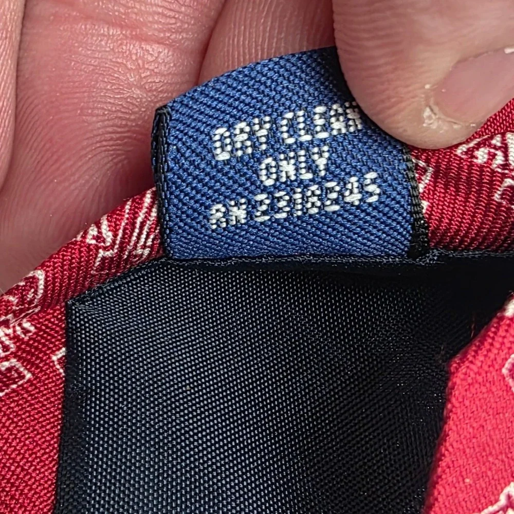 Vineyard Vines Texas A&M University Aggies Silk Tie Maroon Logo Made in USA Mens